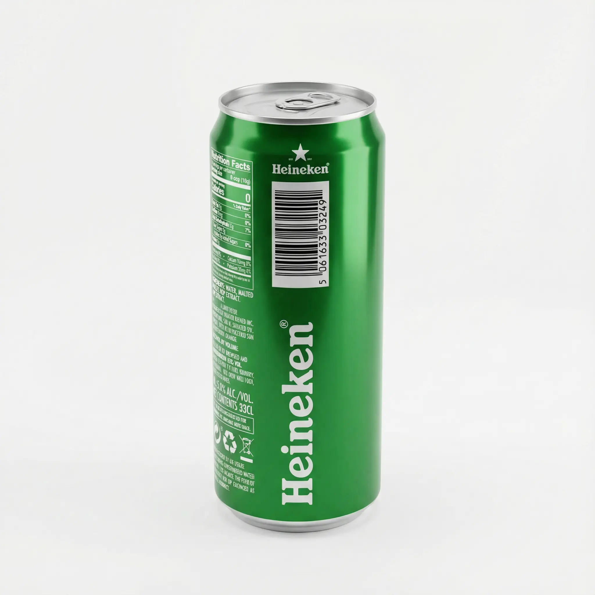 informations sur la bière blonde Heineken 33cl